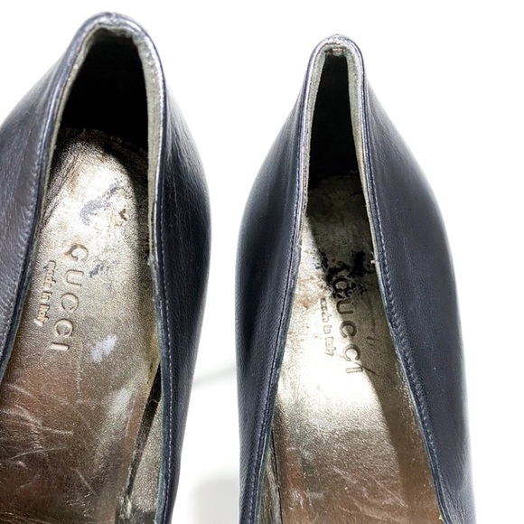 ♠️Gucci Platform Heels-Used-NO RETURNS ON SHOES SO PLEASE LOOK AT ALL PICTURES - Picture 7 of 8